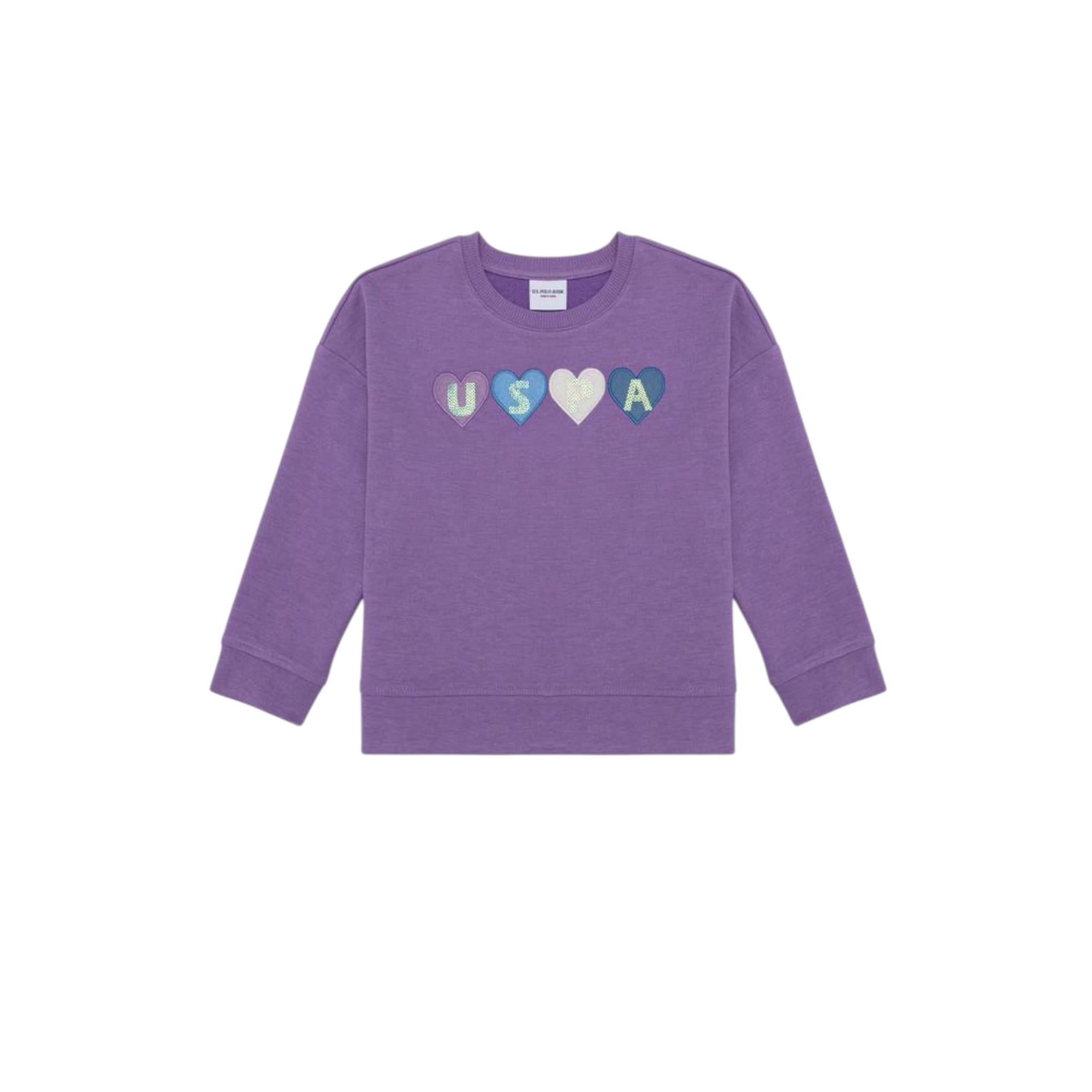 Kız Çocuk Çiçekli sweatshirt