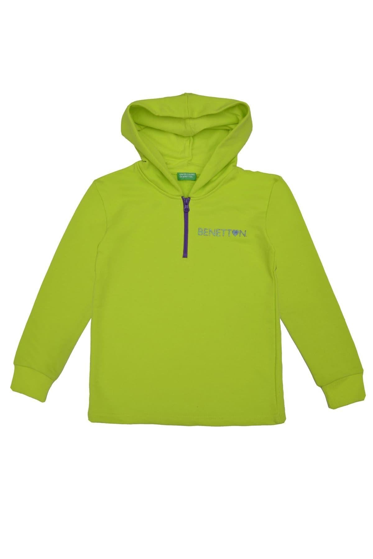 Kız Çocuk Kapüşonlu Sweatshirt