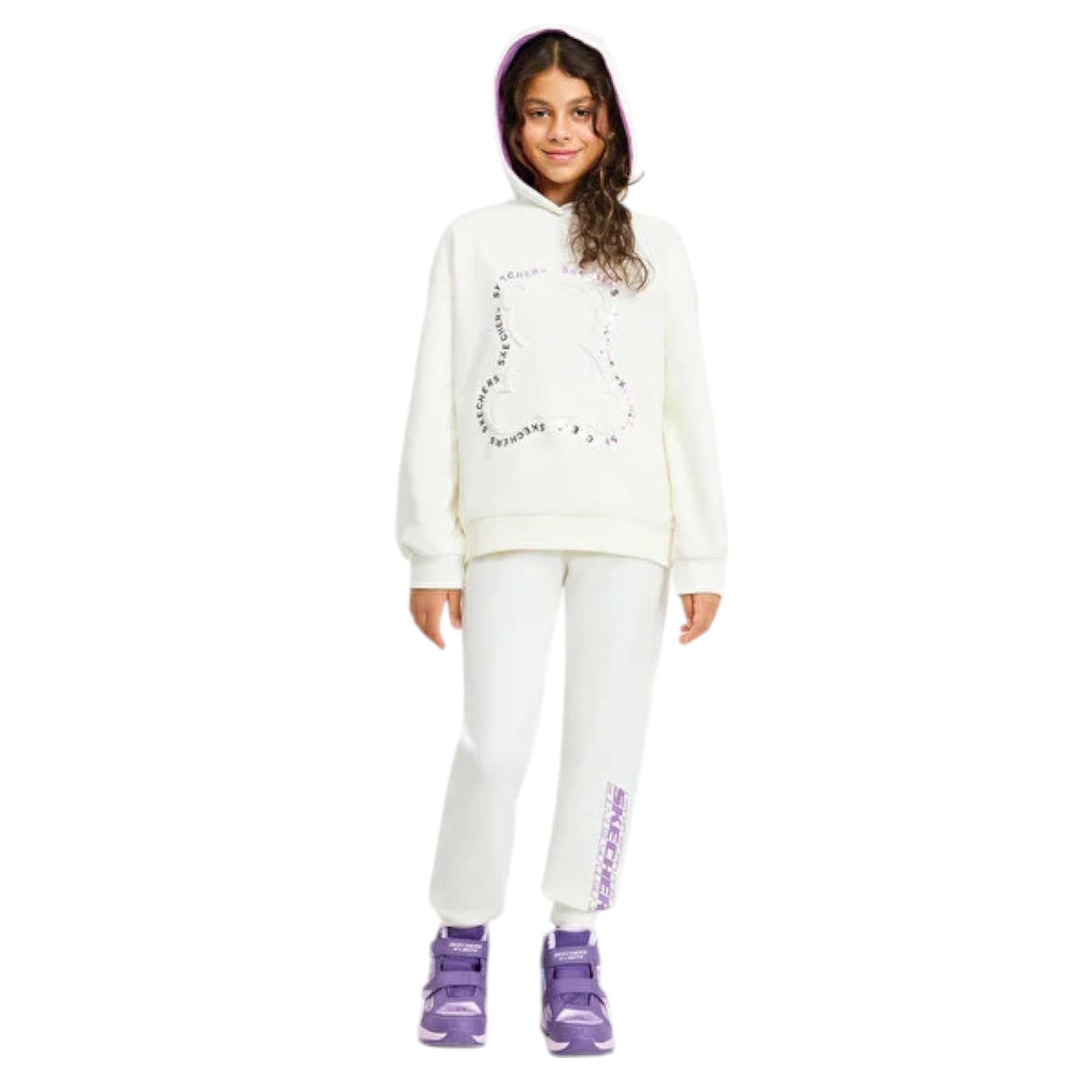 Kız Çocuk Offwhite Eşofman Altı