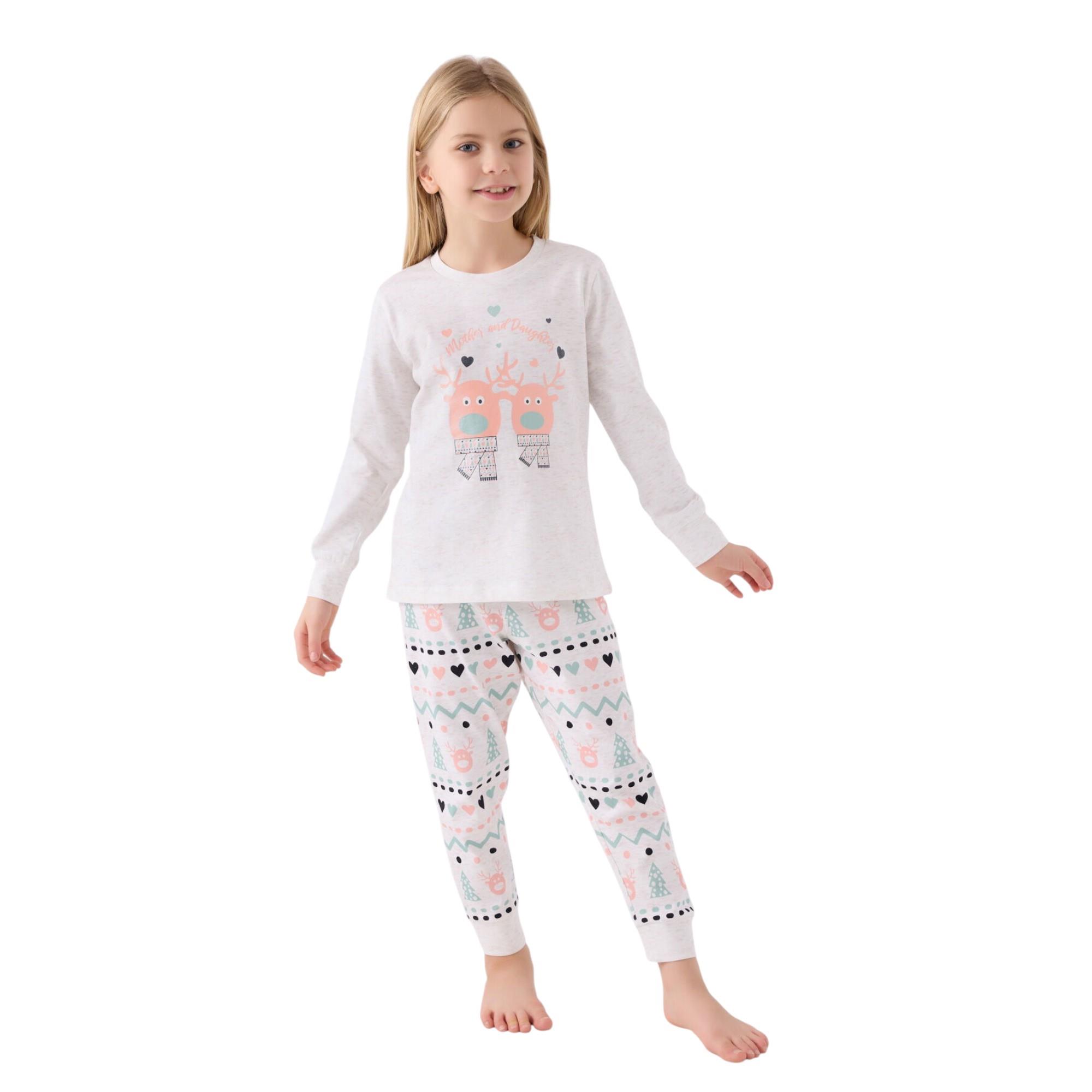 Kız Çocuk Uzun Kol Pijama Takım