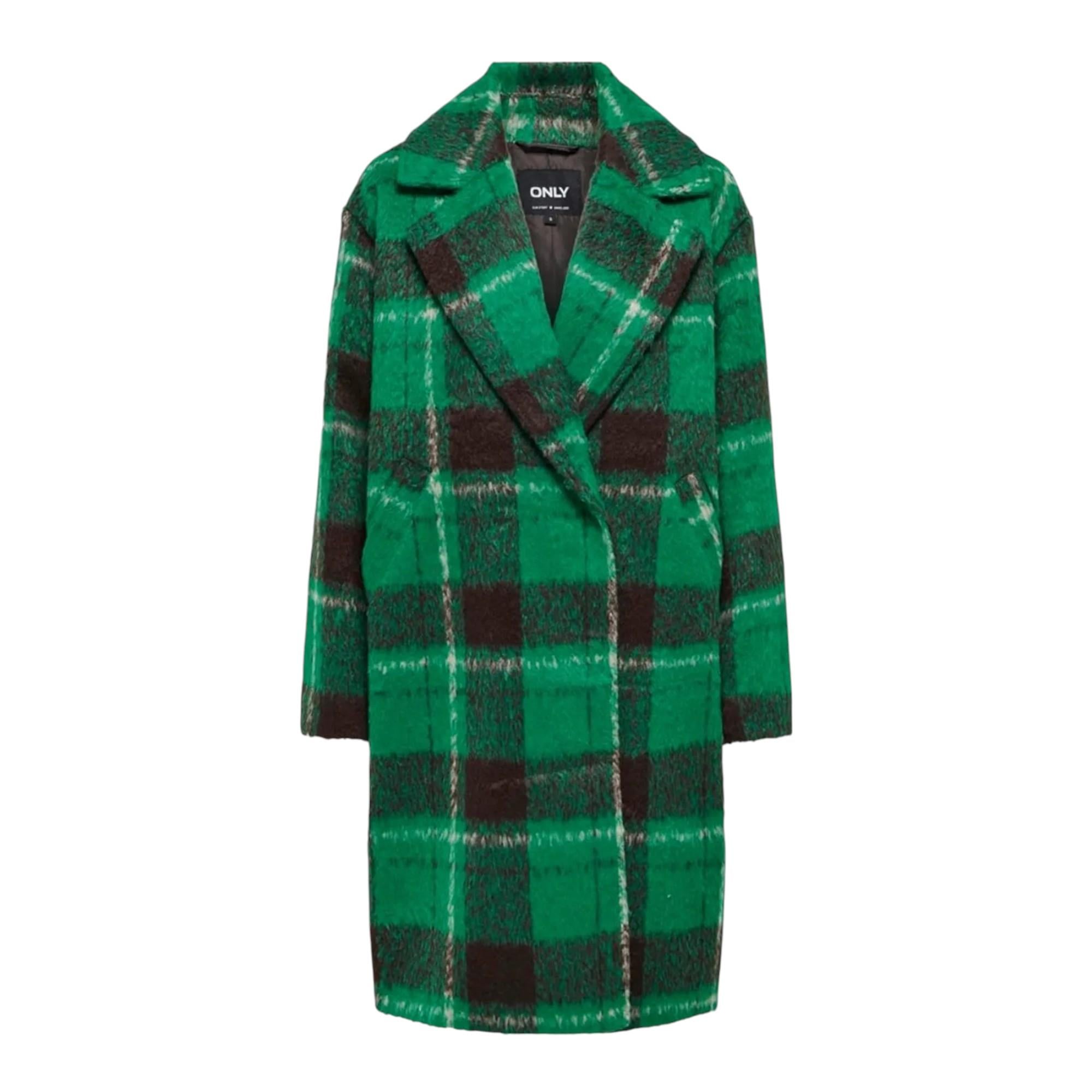 ONLY ONLADELINE LIFE CHECK COAT CC OTW YEŞİL15321906