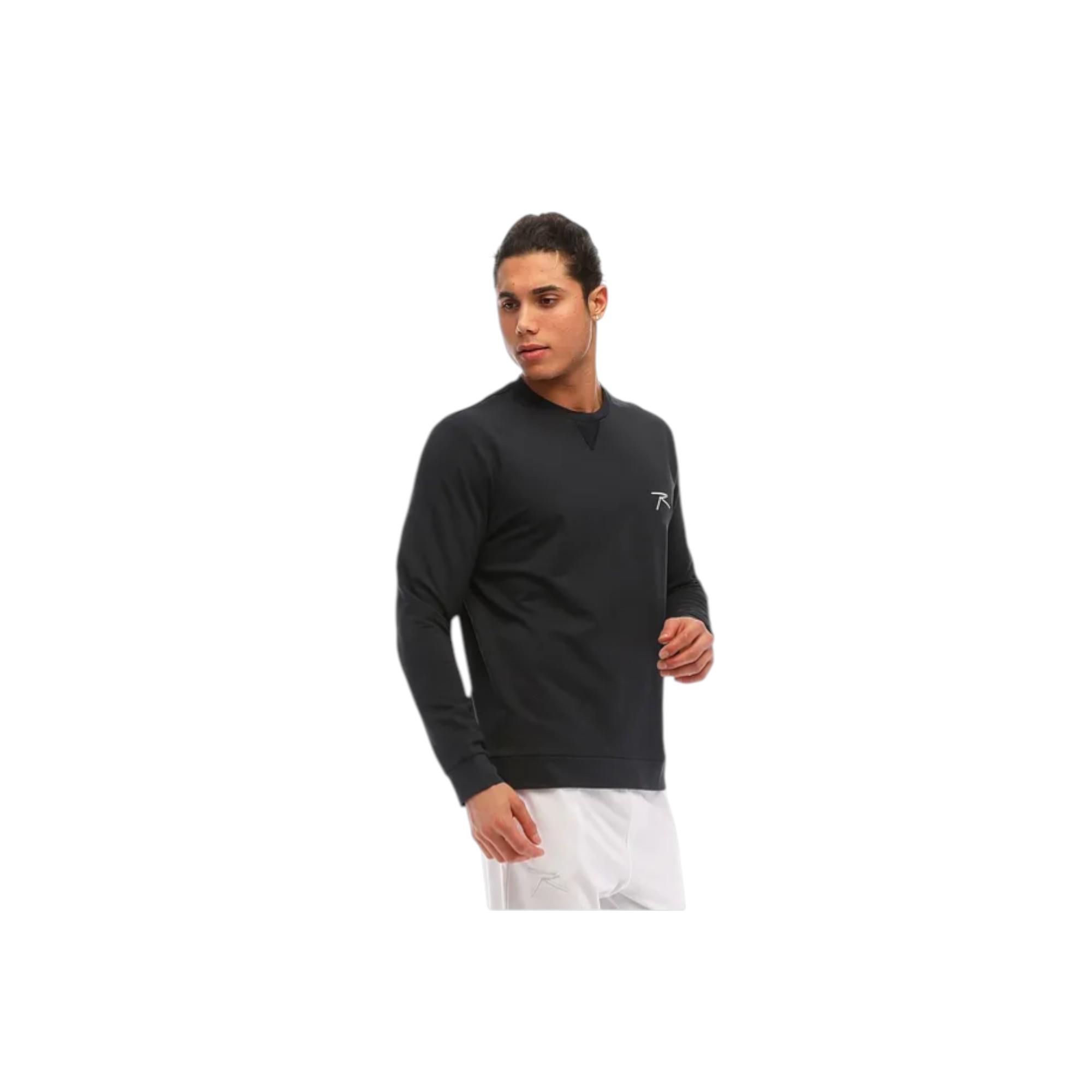 Pamuklu Bisiklet Yaka Basic Sweatshirt 