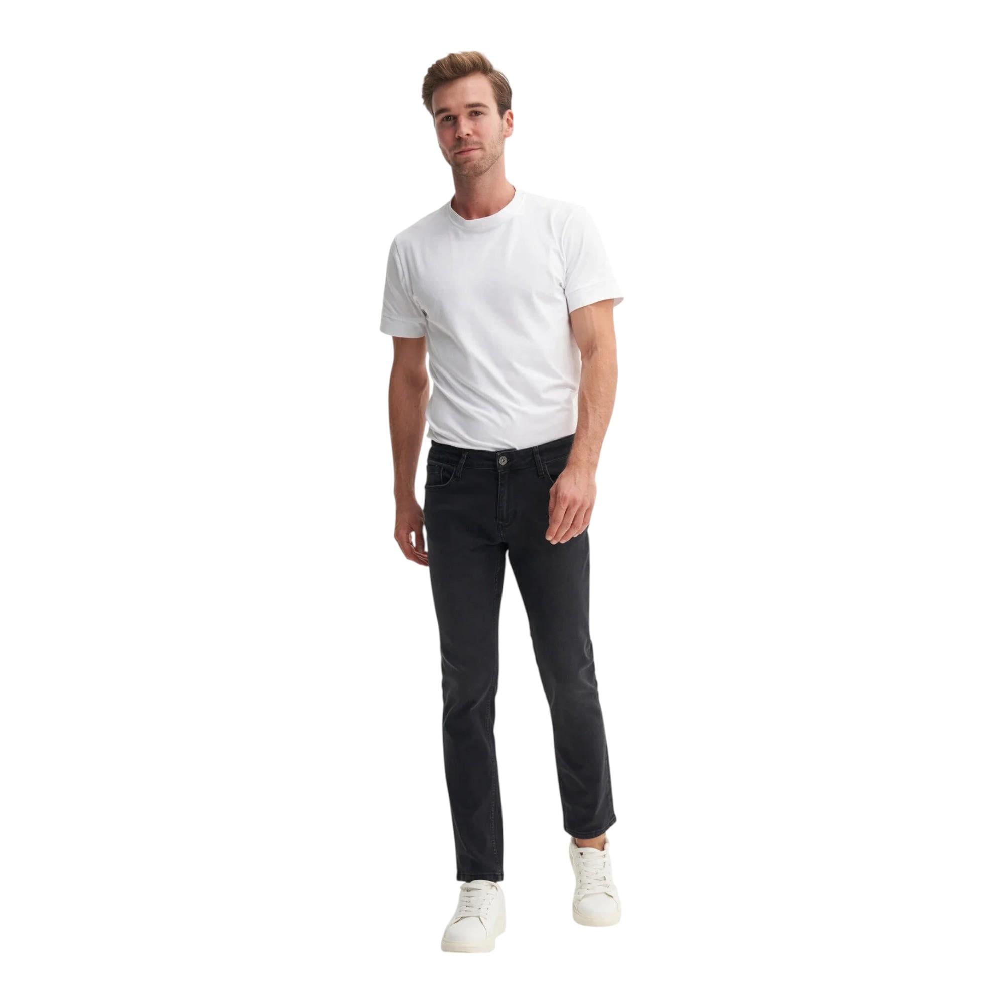 Parker Normal Bel Extra Slim Fit Dar Paça Jean Pantolon-03825