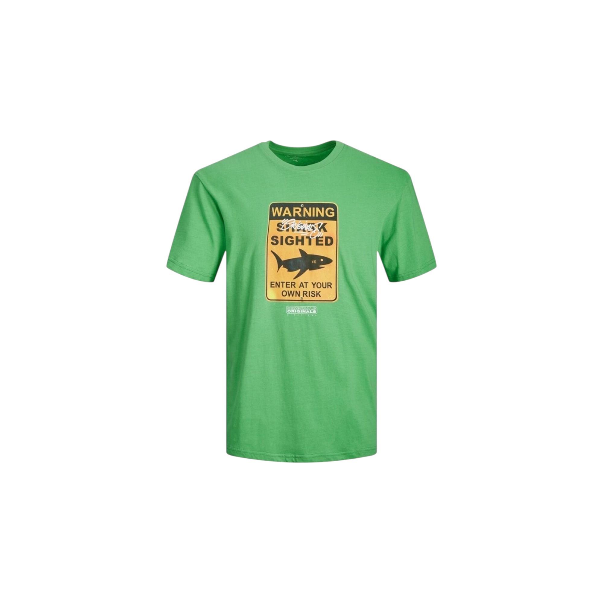 Sıfır Yaka Baskılı Erkek Pamuk T-shirt
