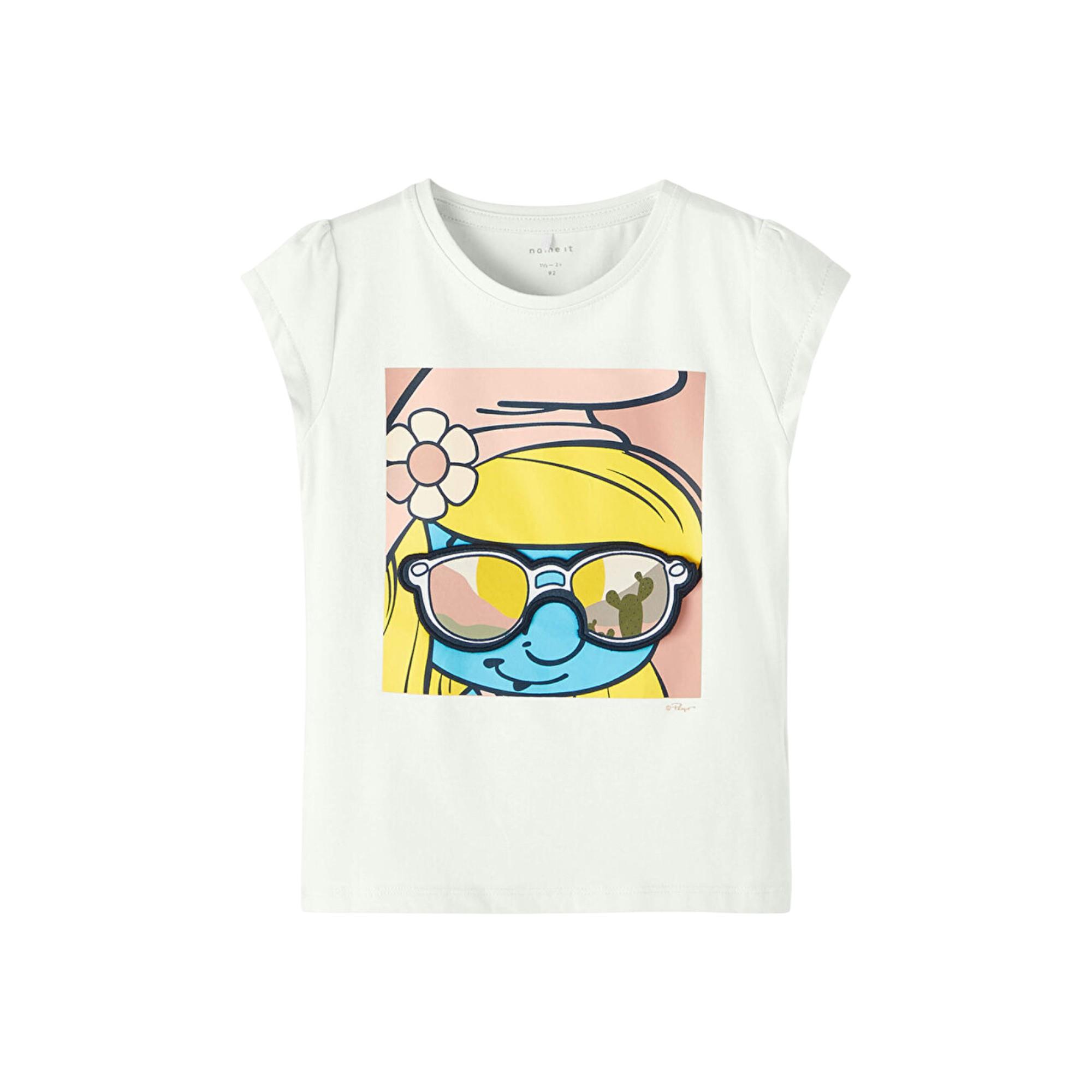 Şirine Baskılı Kız Çocuk T-shirt