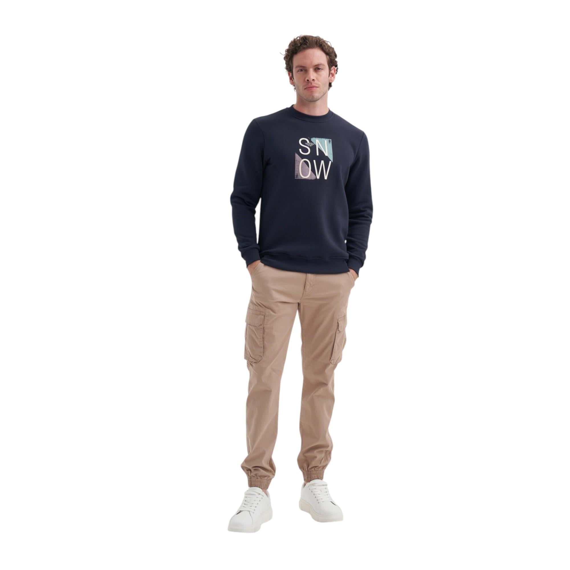 Slim Fit Örme Erkek Sweatshirt 24KCEEO05138