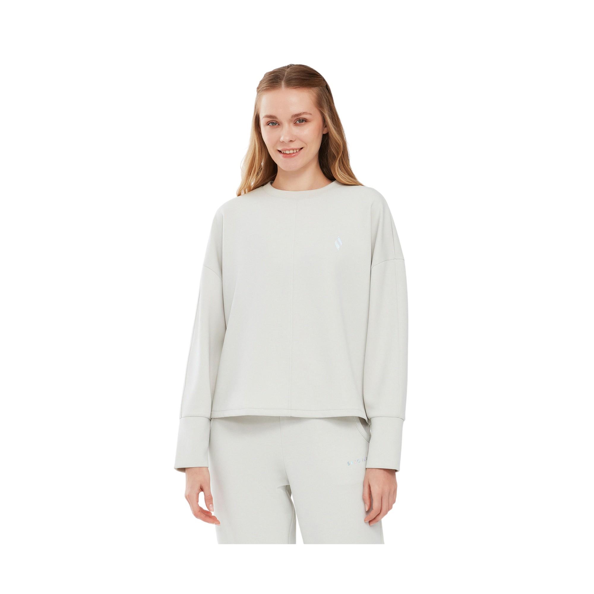Soft Touch W Crew Neck Sweatshirt Kadın Gri Sweatshirt S241001-035