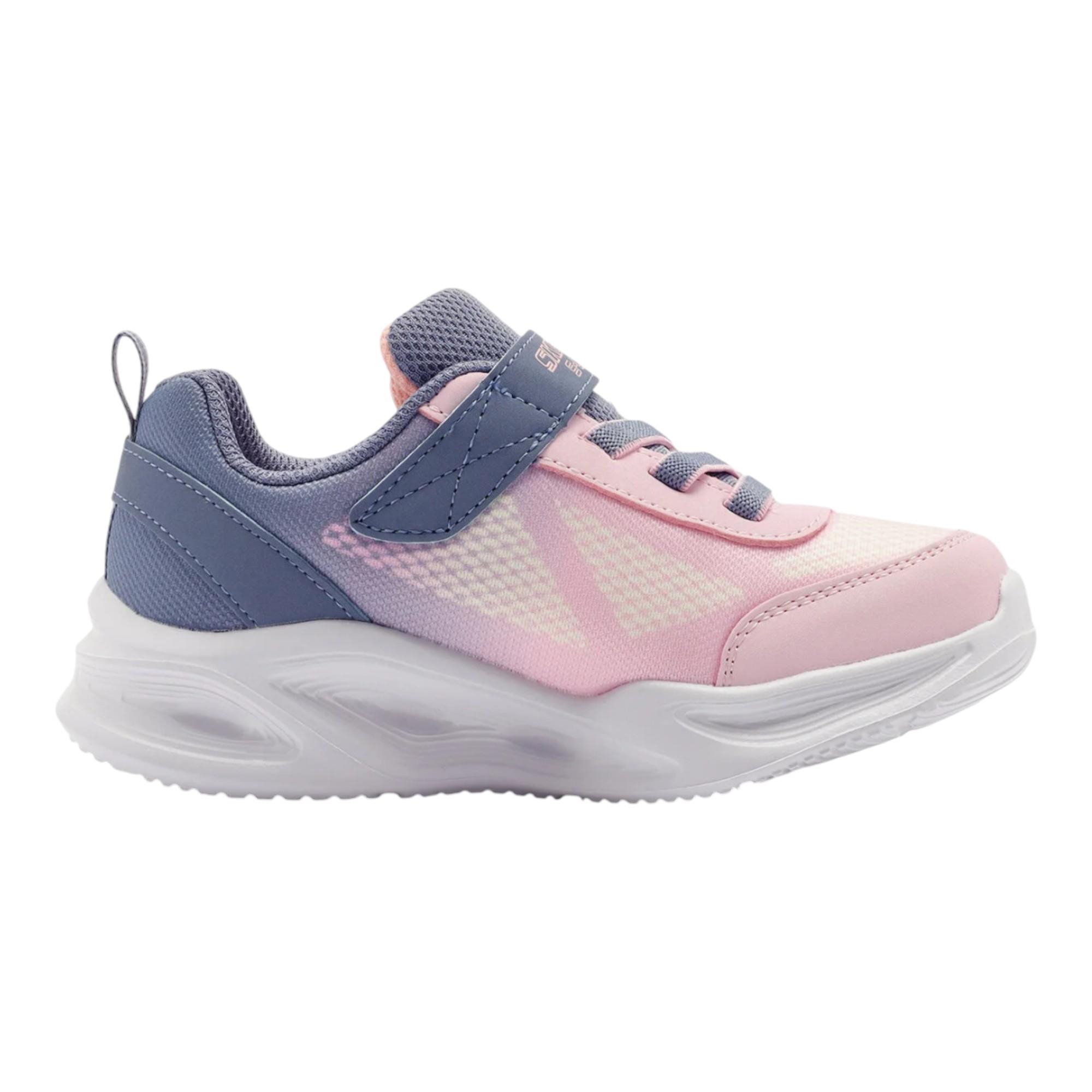 Sola Glow - Ombre Deluxe Küçük Kız Çocuk Gri Işıklı Spor Ayakkabı 303714n Gylp