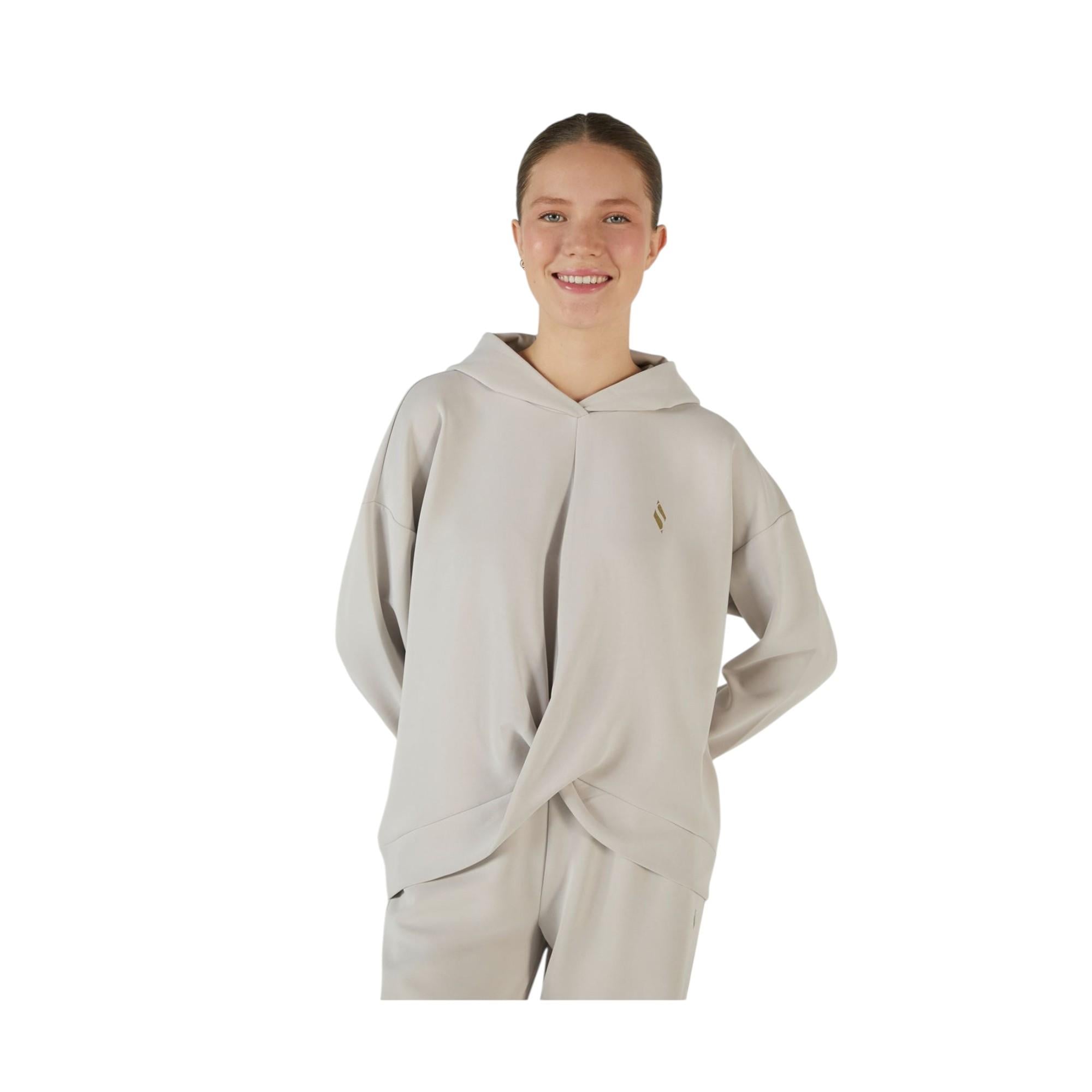 W Soft Touch Hoodie Sweatshirt Kadın Gri Sweatshirt S242151-013