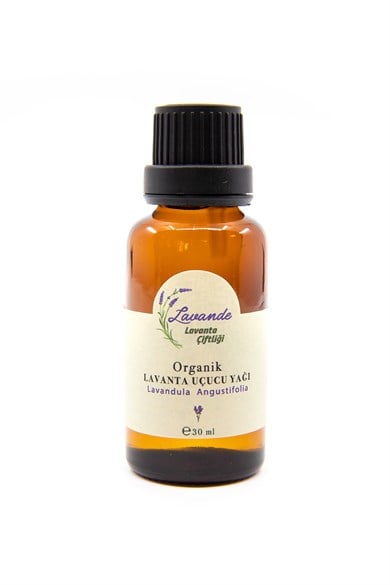 Organik Lavanta Yağı (L. Angustifolia) 30ml-İçten Damlalıklı