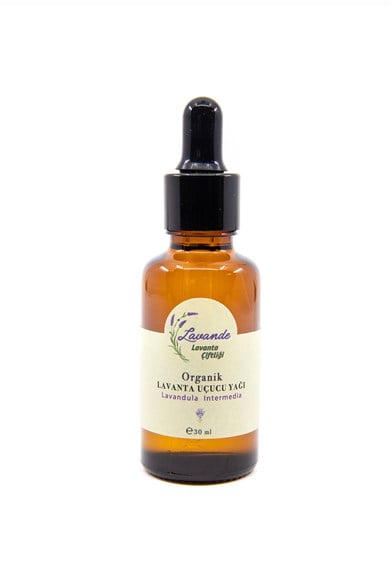 Organik Lavanta Yağı (L. Intermedia) 30ml-Cam Damlalıklı