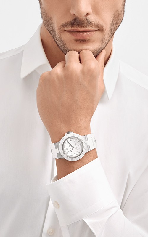 Bvlgari 104335 Aluminium Erkek Kol Saati