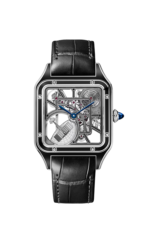 Cartier WHSA0044 Santos-Dumont Skeleton Erkek Kol Saati