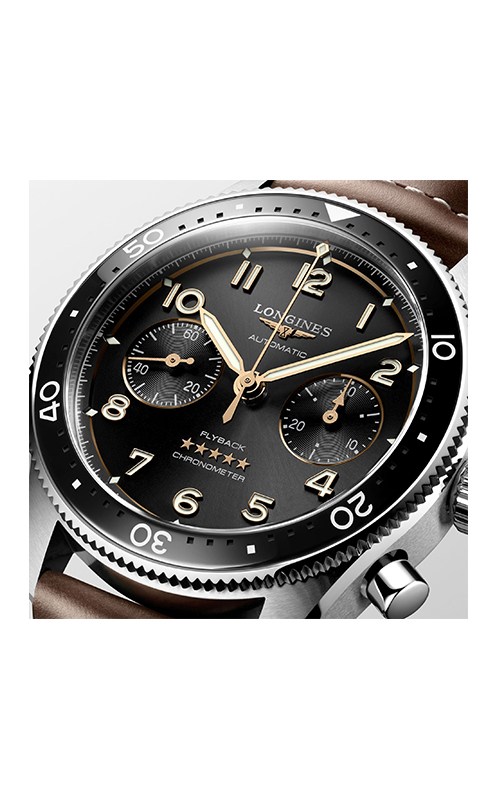 Longines L3.821.4.53.2 Spirit Flyback Watches