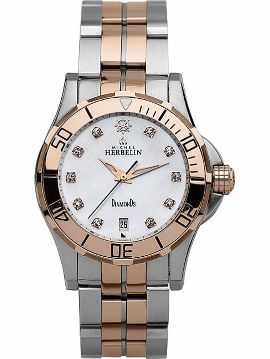 Michel Herbelin 12591-TR89B Newport Yacht Club Kadın Kol Saati