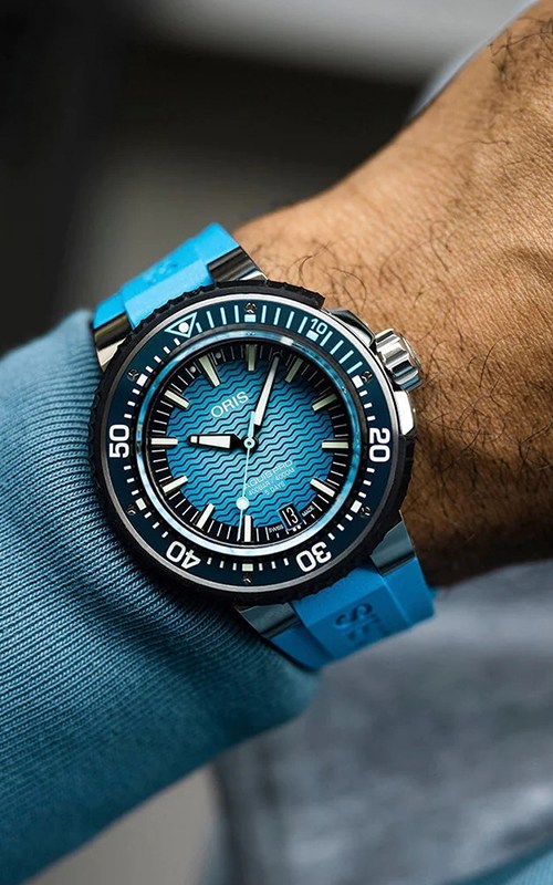 Oris 01 400 7777 7155 SET Aquis Watches