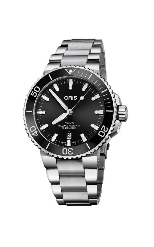 Oris 01 733 7730 4134 07 8 24 05PEB Aquis Erkek Kol Saati