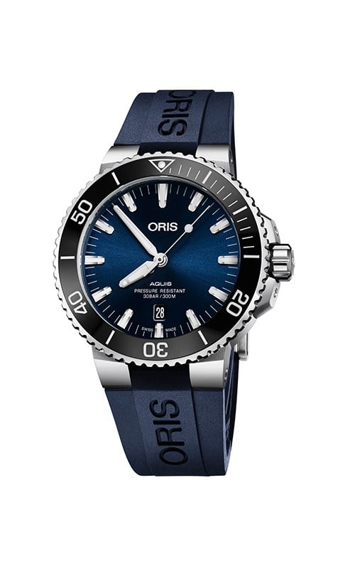 Oris 01 733 7730 4135 07 4 24 65EB Aquis Erkek Kol Saati
