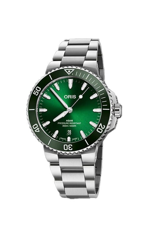 Oris 01 733 7787 4157-07 8 22 04PEB Aquis Date Erkek Kol Saati