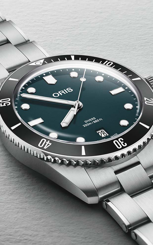 Oris 01 733 7795 4055-Set Diver Erkek Kol Saati