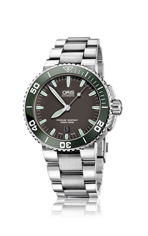Oris 733.7653.41.37.MB Aquis Erkek Kol Saati