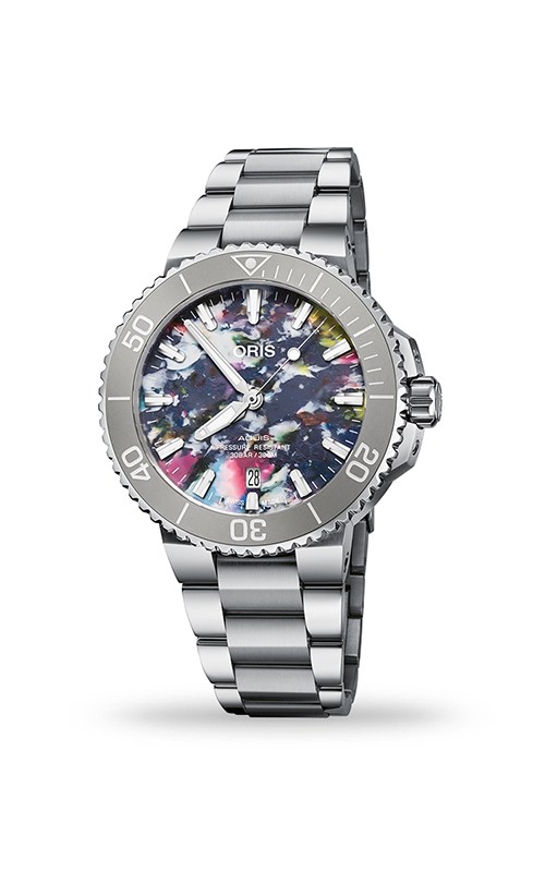 Oris 733.7766.41.50M Aquis Erkek Kol Saati