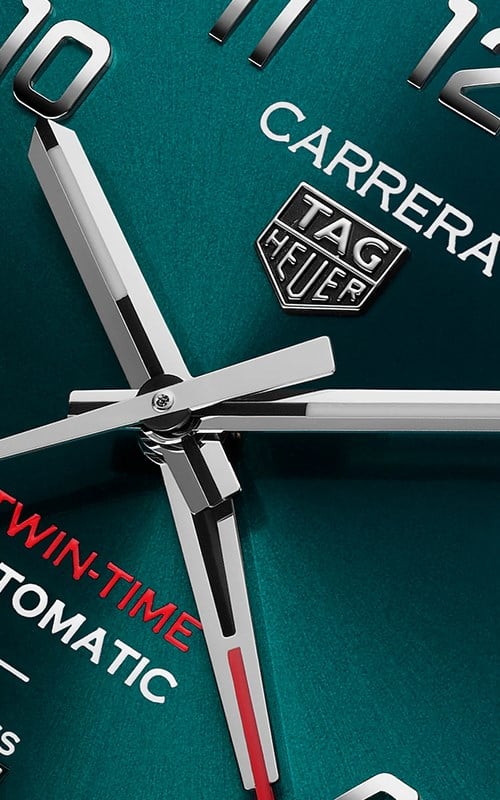 Tag Heuer WDA2114.BA0043 Carrera Date Twin-Time Erkek Kol Saati