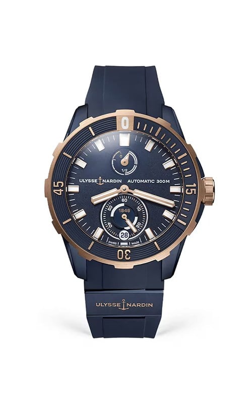 Ulysse Nardin 1185-170-3-BLUE Diver Erkek Kol Saati