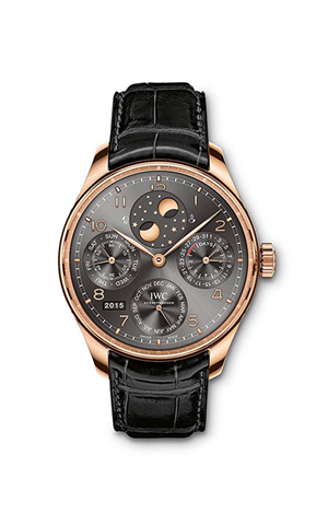 Iwc IW503404 Portuguese Perpetual Calender Double Moon Erkek Kol Saati