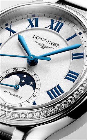 Longines L8.126.0.71.6 Moonphase Kadın Kol Saati