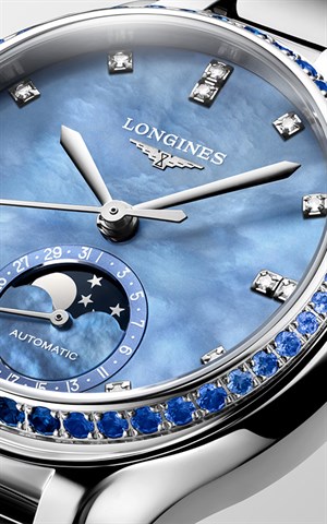 Longines L8.126.0.97.2 Moonphase Kadın Kol Saati