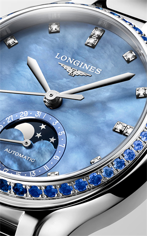 Longines L8.126.0.97.2 Moonphase Kadın Kol Saati