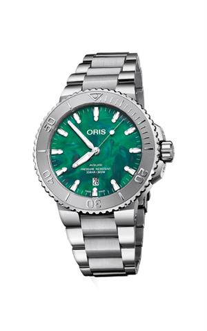 Oris 01 733 7730 4137 07 8 24 05PEB Aquis Erkek Kol Saati