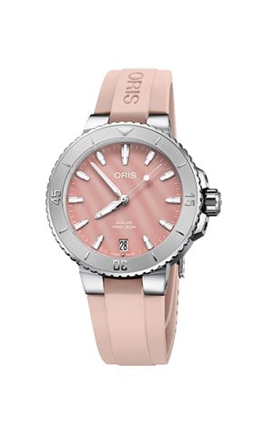 Oris 01 733 7770 4158 07 4 18 66FC Aquis Kadın Kol Saati