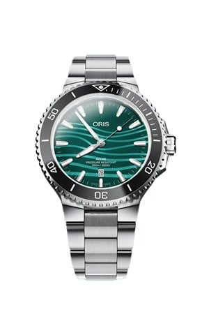 Oris 01 733 7789 4197-Set Aquis Yangtze Jiangtun Erkek Kol Saati