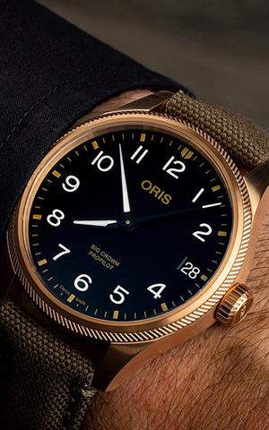 Oris 01 751 7761 3164-07 3 2003BRLC Big Crown Propilot Big Date Erkek Kol Saati