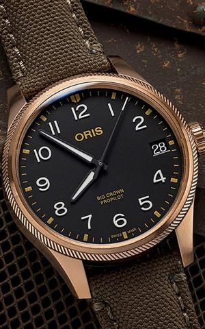 Oris 01 751 7761 3164-07 3 2003BRLC Big Crown Propilot Big Date Erkek Kol Saati