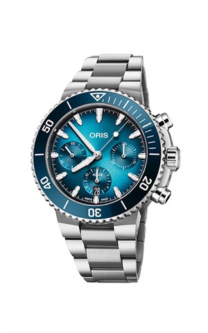 Oris 01 771 7793 4155-07 8 23 01PEB Aquis Erkek Kol Saati