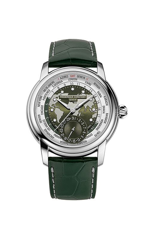 Frederique Constant FC.718KWM4H6 Worldtimer Manufacture Erkek Kol Saati
