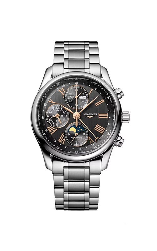 Longines L2.673.4.61.6 Moonphase Erkek Kol Saati