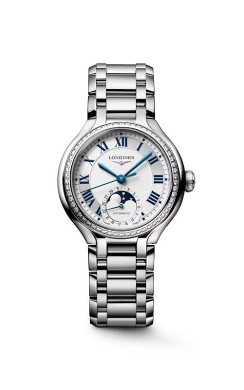 Longines L8.126.0.71.6 Moonphase Kadın Kol Saati