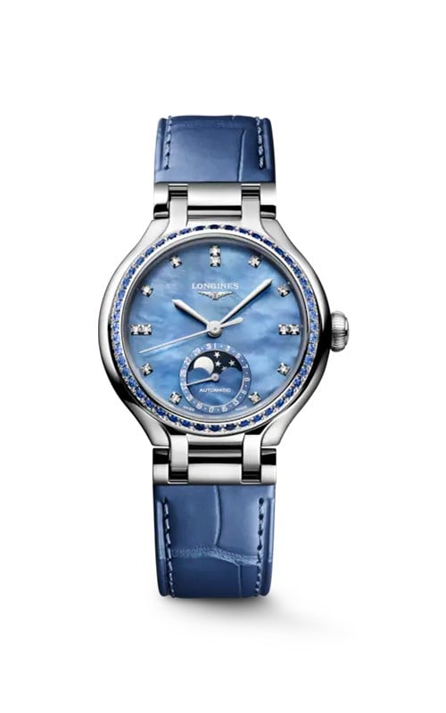 Longines L8.126.0.97.2 Moonphase Kadın Kol Saati