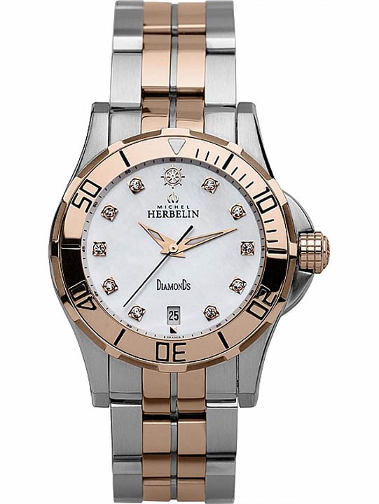 Michel Herbelin 12591-TR89B Newport Yacht Club Kadın Kol Saati