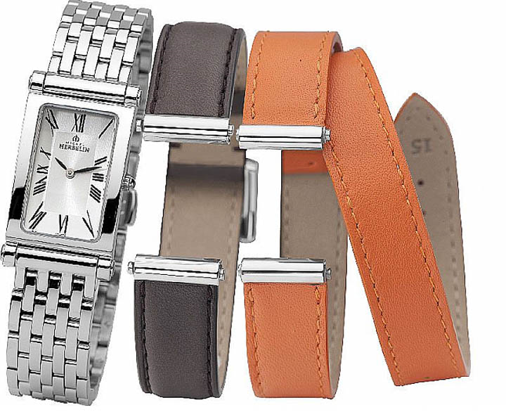 Michel Herbelin 17448-B01SO Rettangolo Kadın Kol Saati