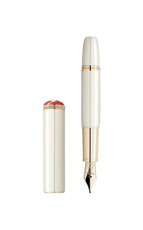 Mont Blanc 128120 Heritage Rouge Et Noir Fountain Pen Pens
