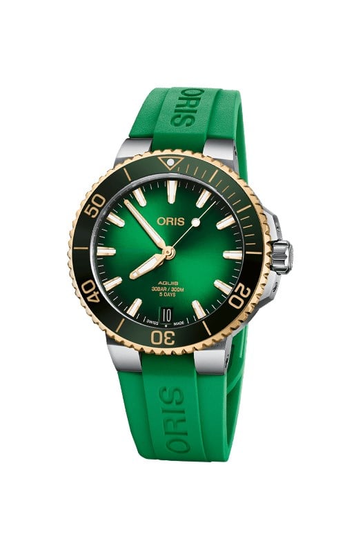 Oris 01 400 7769 6357-07 4 22 77FC Aquis Erkek Kol Saati