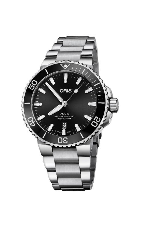Oris 01 733 7730 4134 07 8 24 05PEB Aquis Erkek Kol Saati