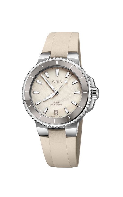 Oris 01 733 7792 4151-07 4 19 61FC Aquis Date Kadın Kol Saati
