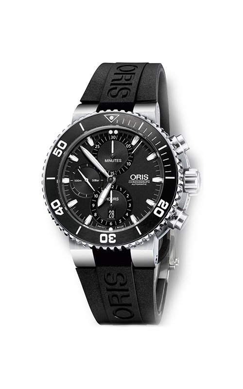 Oris OR.774 7655 4154-07 4 26 34EB Aquis Chronograph Erkek Kol Saati