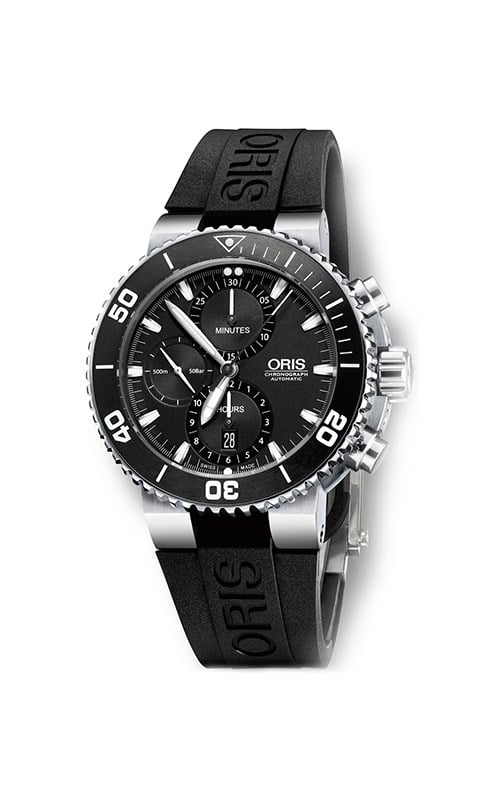 Oris OR.774 7655 4154-07 4 26 34EB Aquis Chronograph Erkek Kol Saati